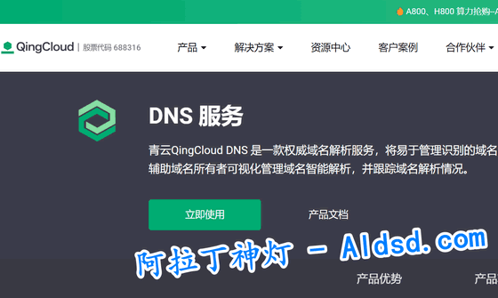 青云DNS首页